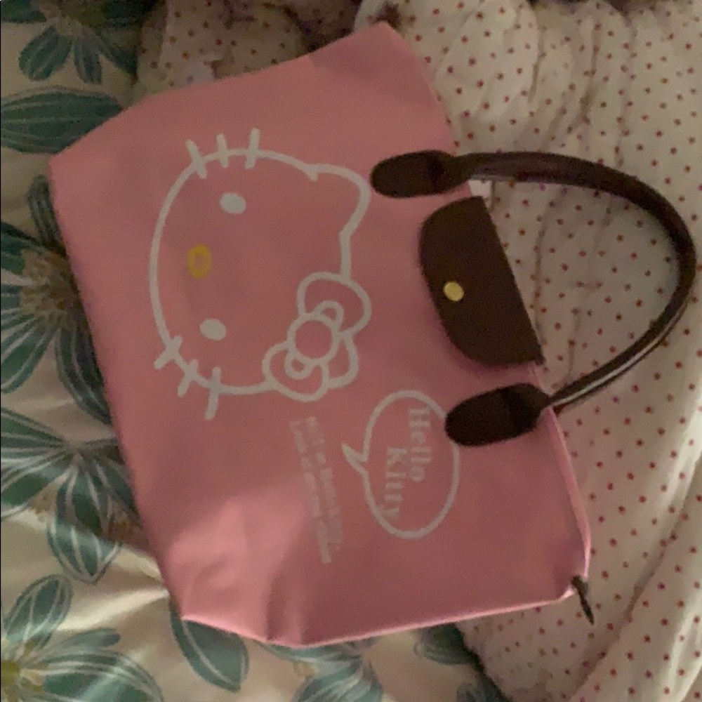 Kitty cat pink tote!